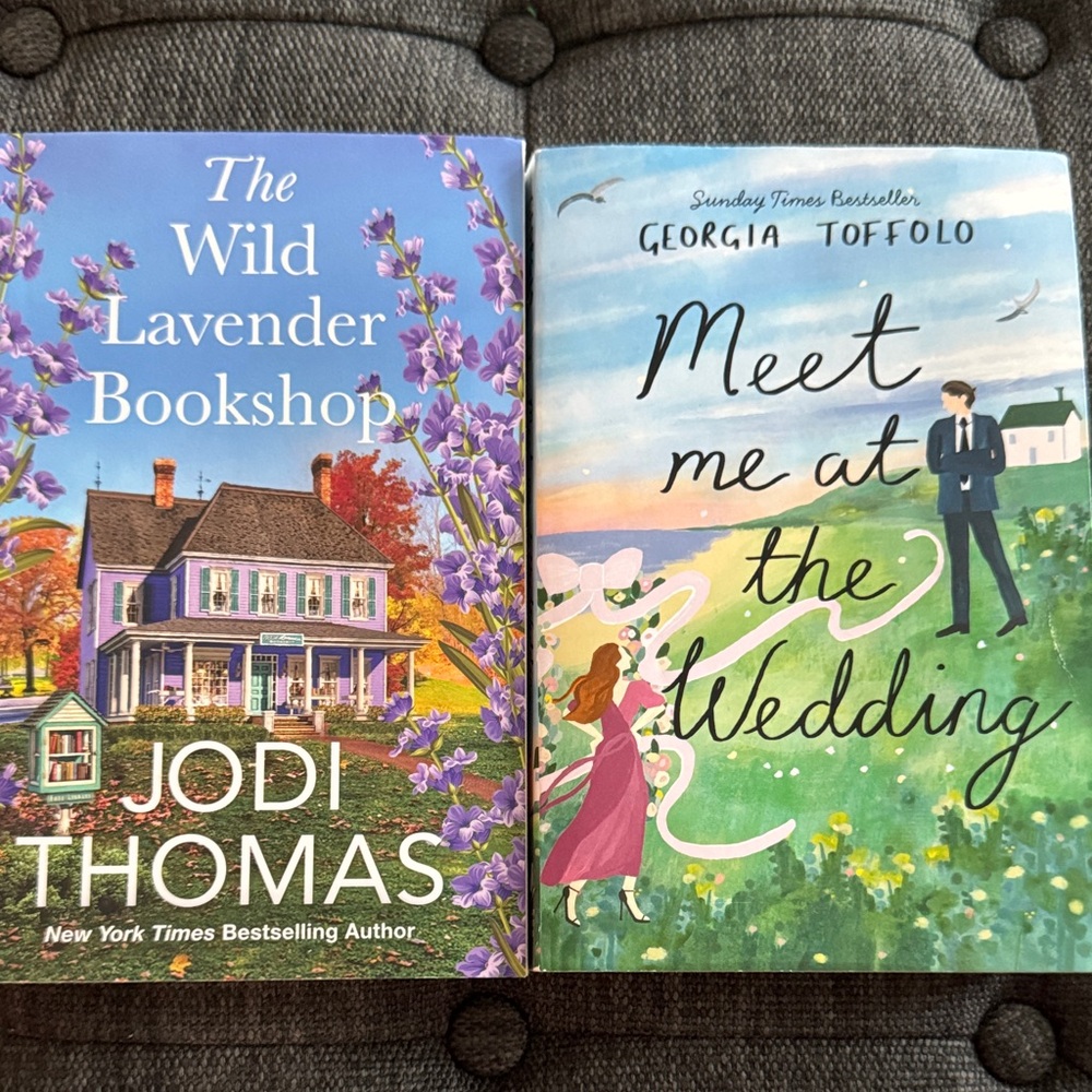 2 Books The Wild Lavender Bookshop & Meet Me at the Wedding